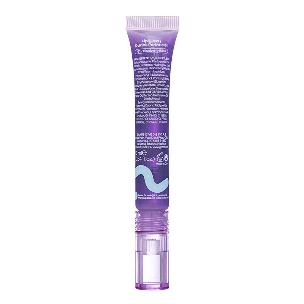 Beaulis Fun Juicy Drink Lip Gloss Blueberry Bliss 612 by Beauty Care Bag