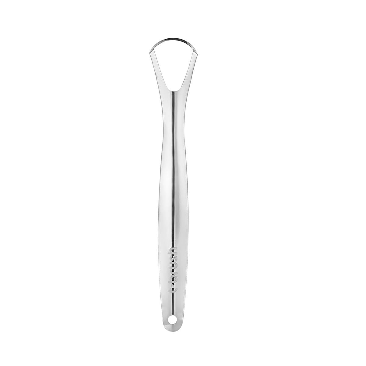 T-Brush Stainless Steel Tongue Scraper for Oral Hygiene & Fresh Breath by Beauty Care Bag