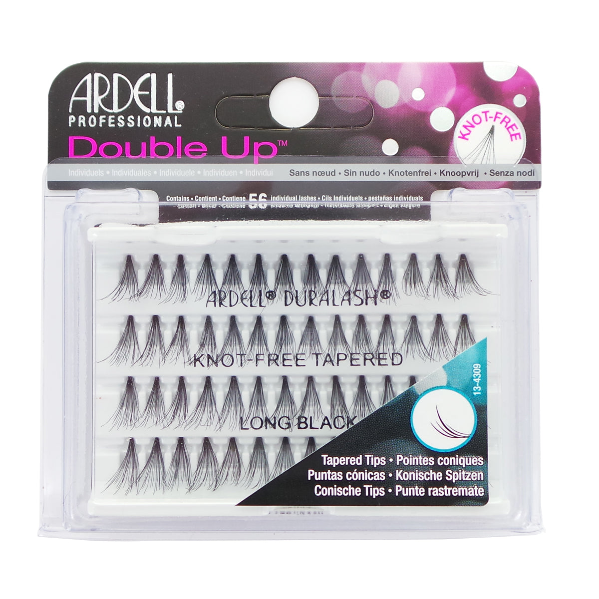 ARDELL Double Up Knot-Free Tapered - Long Black by Avera Group