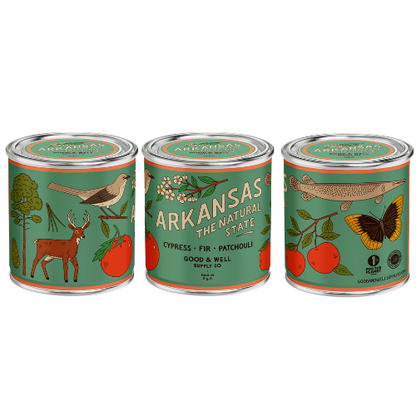 Arkansas State Candle by Good & Well Supply Co.