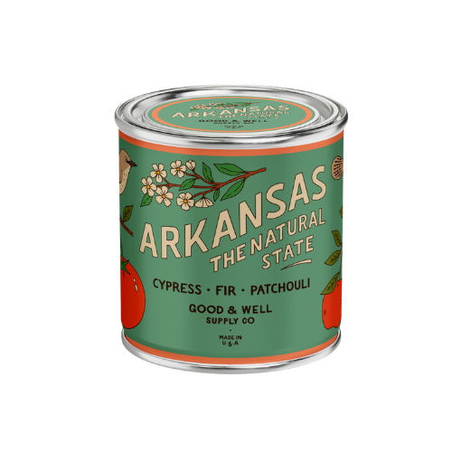 Arkansas State Candle by Good & Well Supply Co.