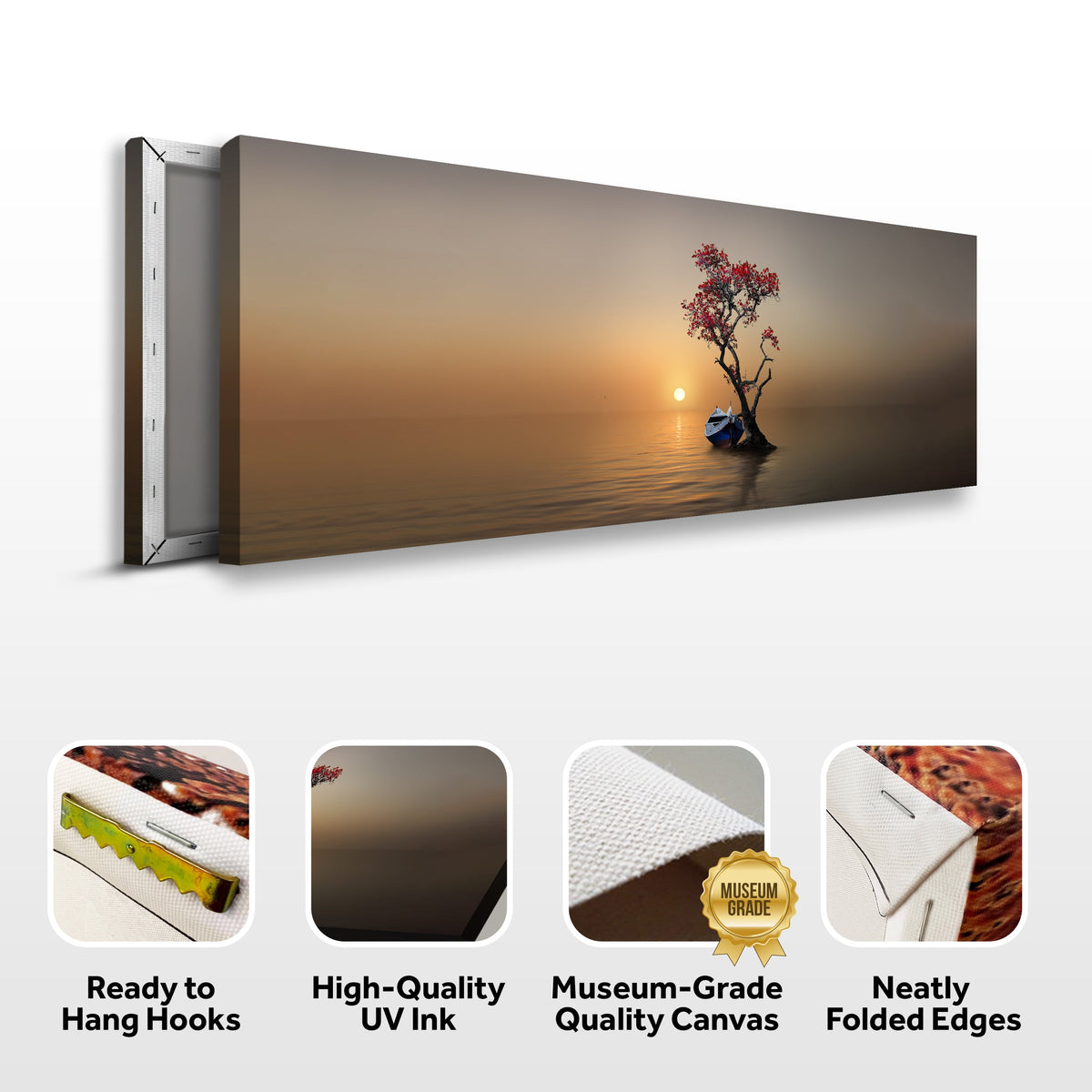 Alone Tree Canvas Wall Art IV by Tailored Canvases