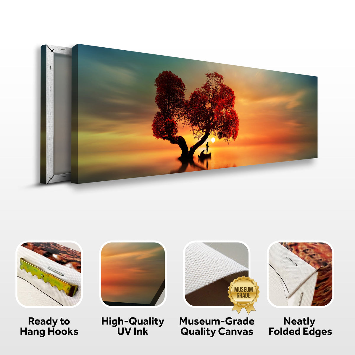 Alone Tree Canvas Wall Art II by Tailored Canvases