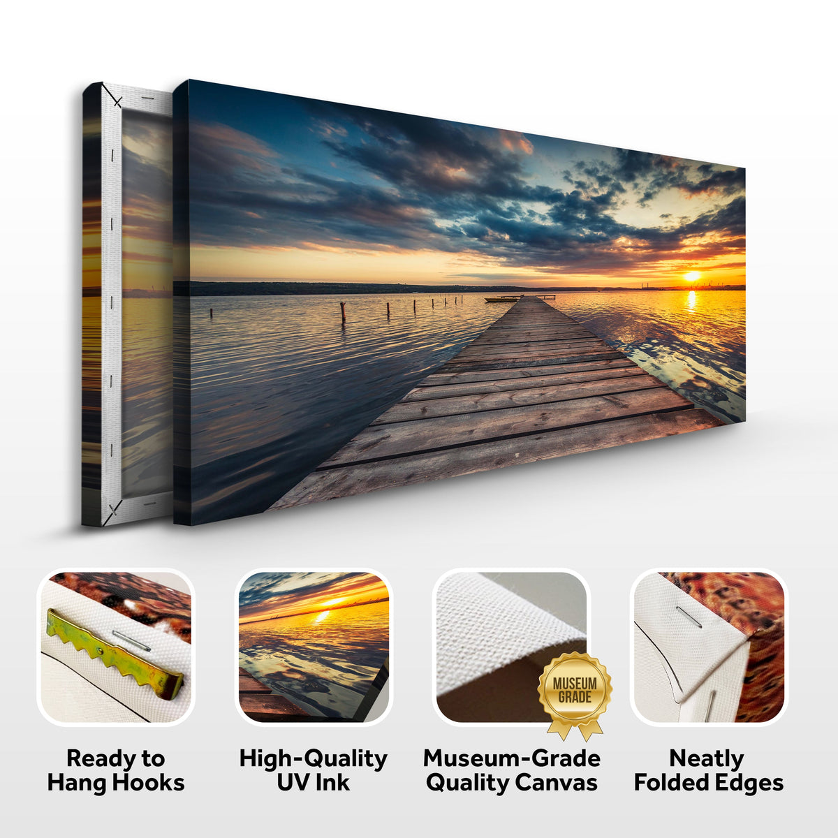 Tailored Canvases "Mirror Lake" canvas print of Aoraki / Mount Cook reflected in Lake Matheson