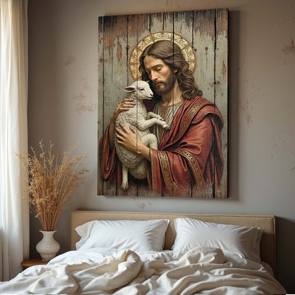 Jesus The Good Shepherd Wall Art by Tailored Canvases