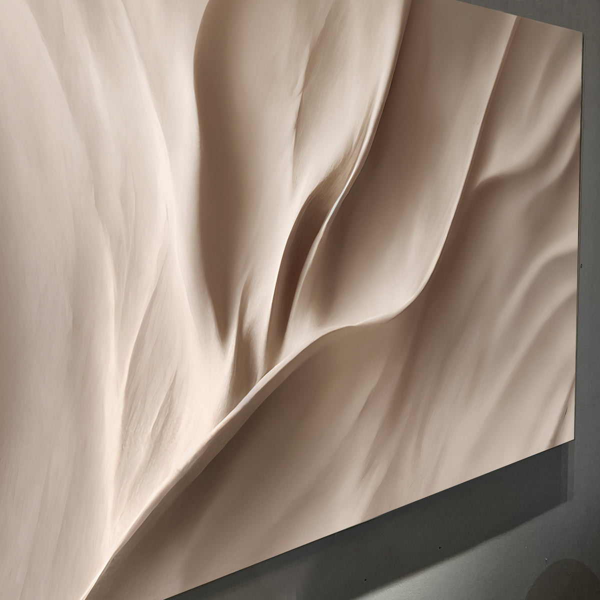 Soft Waves of Elegance Wall Art by Tailored Canvases