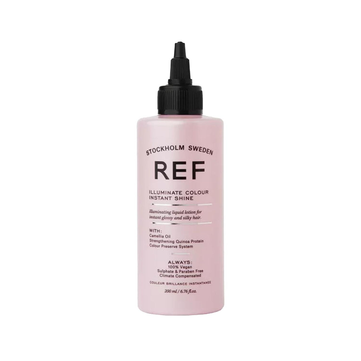REF Illuminate Colour 200ml Instant Shine Hair Lotion - Enhances Colored Hair Shine & Vibrancy by Beauty Care Bag