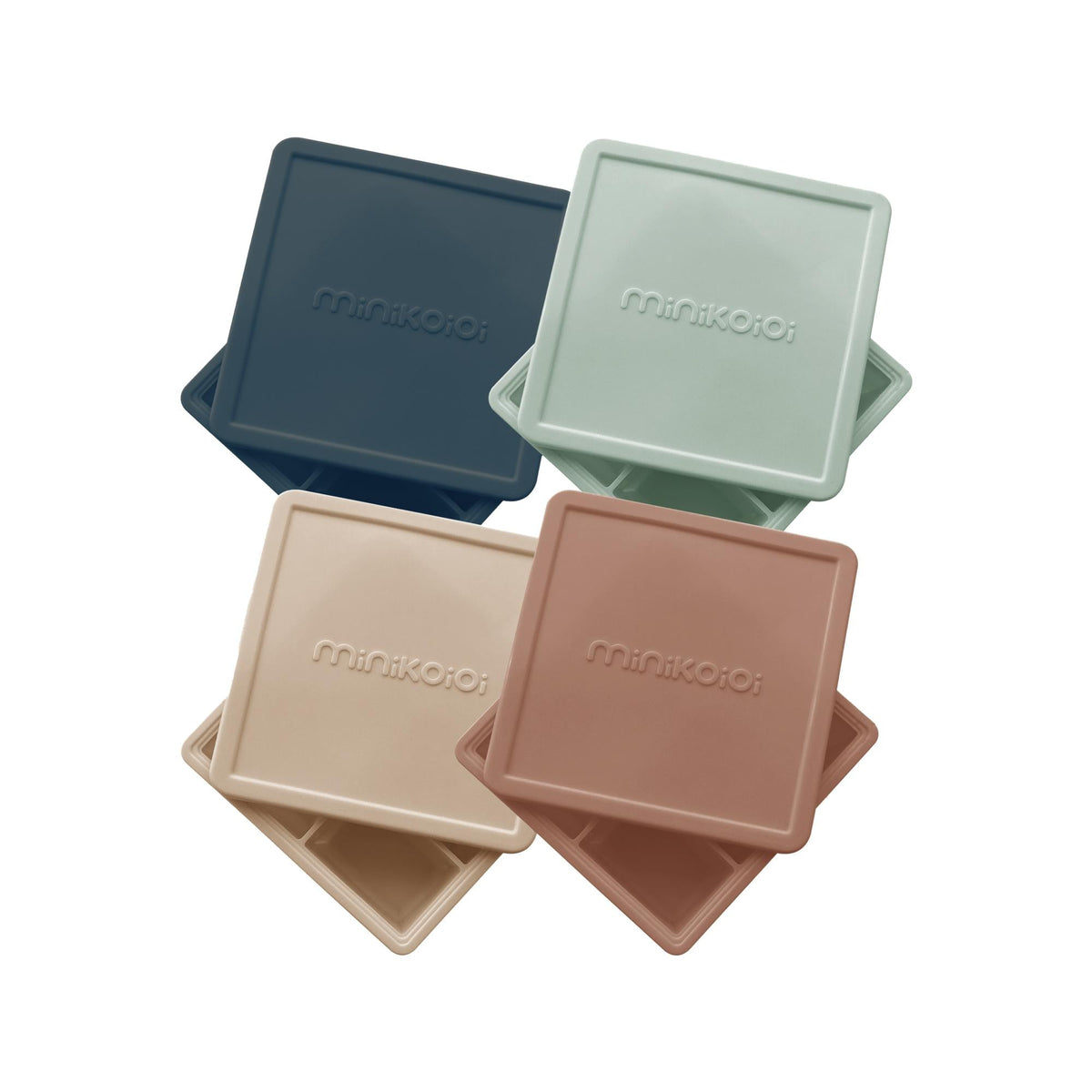OiOi Silicone Puree Pods Baby Food Storage Tray - Healthy Meal Prep, Freezer Safe, Portable & BPA-Free by Beauty Care Bag
