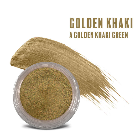Any Wear Creme waterproof creme-to-powder color in Golden Khaki