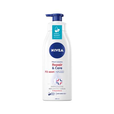 Nivea Repair Body Lotion for Dry Skin - 400ml - Intense Moisture, Dexpanthenol, Fast Absorbing - Relief for Very Dry Skin by Beauty Care Bag