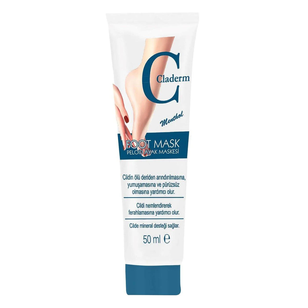 Claderm Clay Foot Mask for Soft Heels 50 ml by Beauty Care Bag