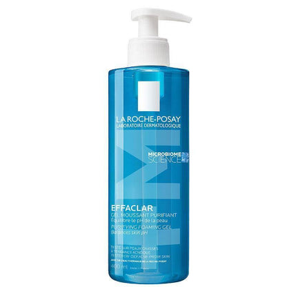 La Roche Posay Effaclar Gel 400ml - Gentle Facial Cleansing for Acne-Prone Skin by Beauty Care Bag