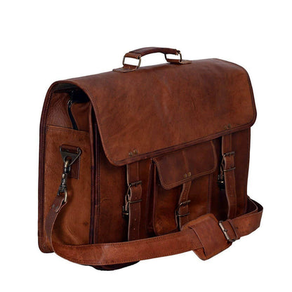 The Attorney Briefcase by Classy Leather Bags