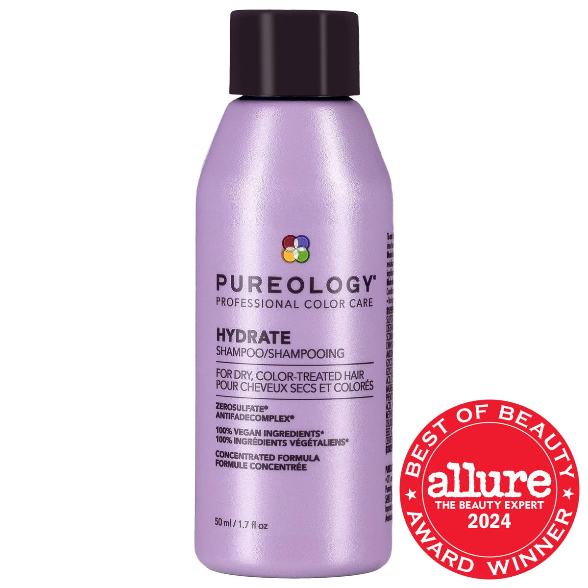 Hydrate color-safe shampoo for medium to thick hair