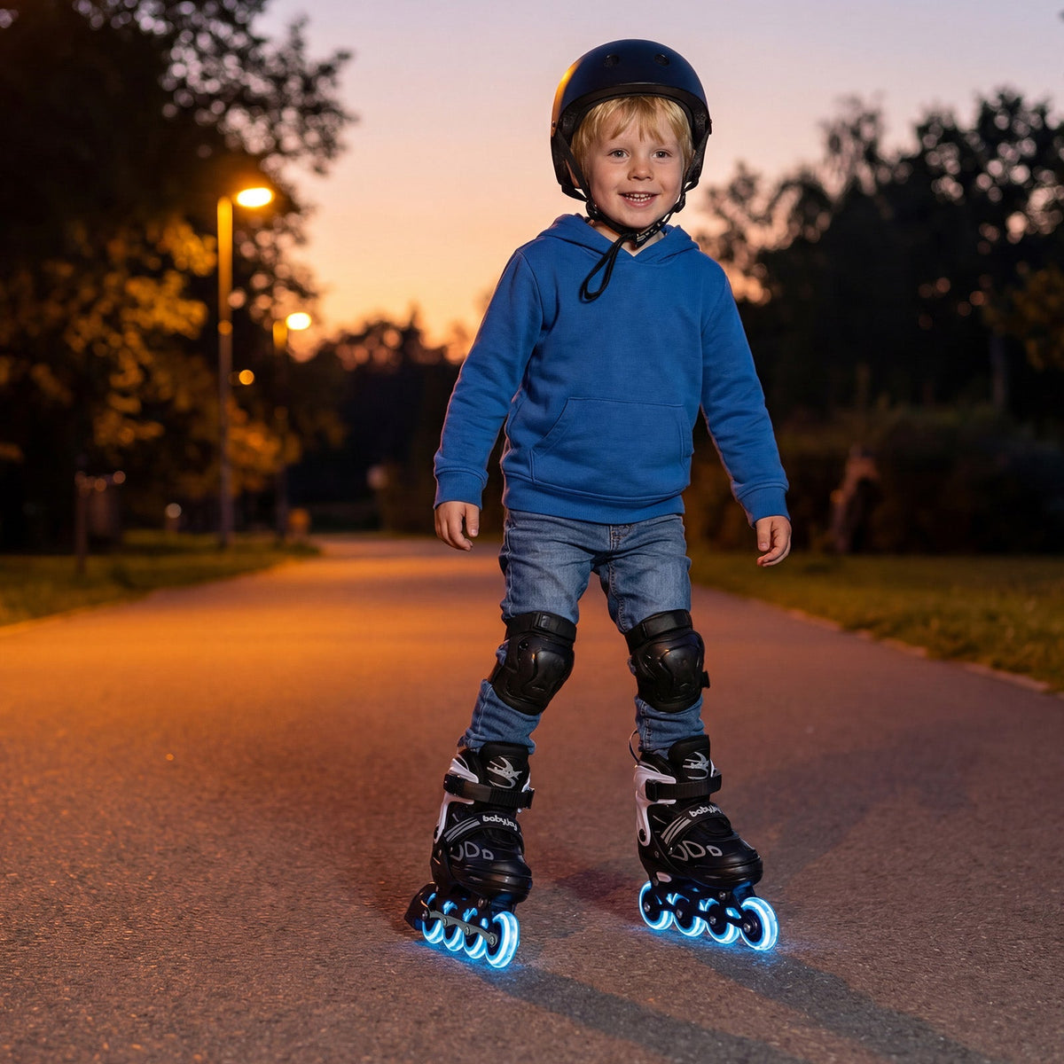 Adjustable Kids' Incline Skates for Boys Girls Ages 5-14 by GBruno Store