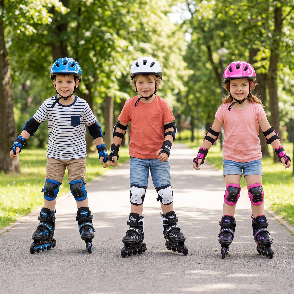 Adjustable Kids' Incline Skates for Boys Girls Ages 5-14 by GBruno Store