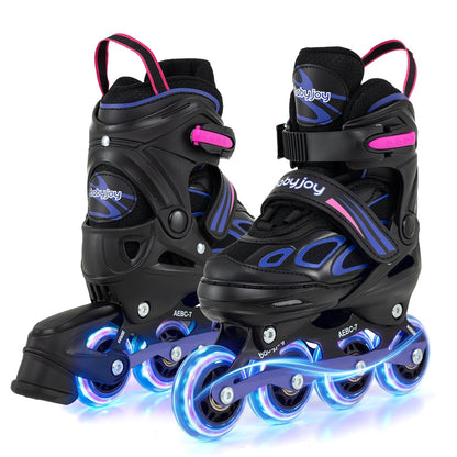 Adjustable Kids' Incline Skates for Boys Girls Ages 5-14 by GBruno Store
