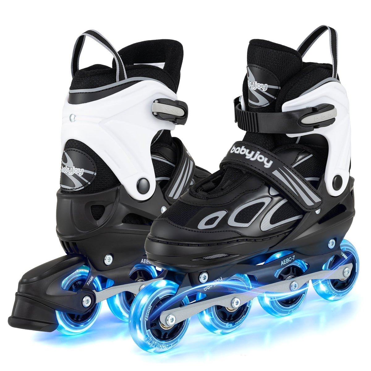 Adjustable Kids' Incline Skates 4 Sizes Adjustable Blade Roller by GBruno Store