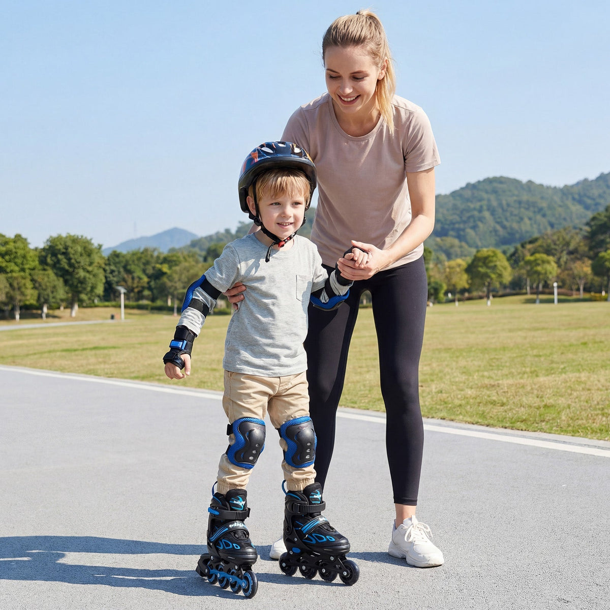Adjustable Kids' Incline Skates for Boys Girls Ages 5-14 by GBruno Store