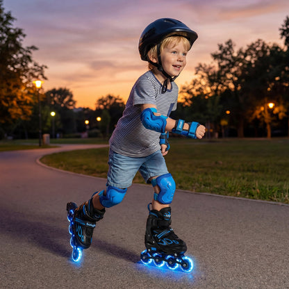 Adjustable Kids' Incline Skates for Boys Girls Ages 5-14 by GBruno Store