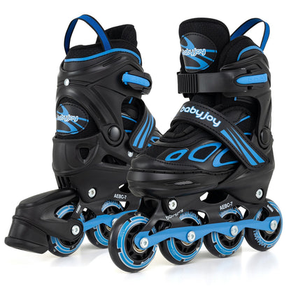Adjustable Kids' Incline Skates 4 Sizes Adjustable Blade Roller by GBruno Store
