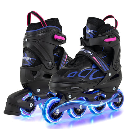 Adjustable Kids' Incline Skates 4 Sizes Adjustable Blade Roller by GBruno Store