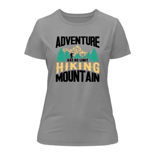 Adventure Has No Limit T-Shirt for Women by Outdoorzees