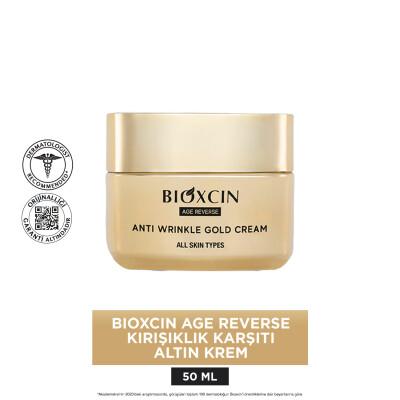 Bioxcin Anti-Aging Face Cream with Gold Particles - Luxurious Hydrating Cream for Fine Lines & Wrinkles, 1.69 fl oz by Beauty Care Bag