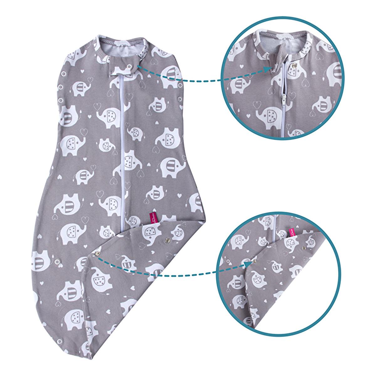 Sevi Bebe swaddle sleep sack – view 3
