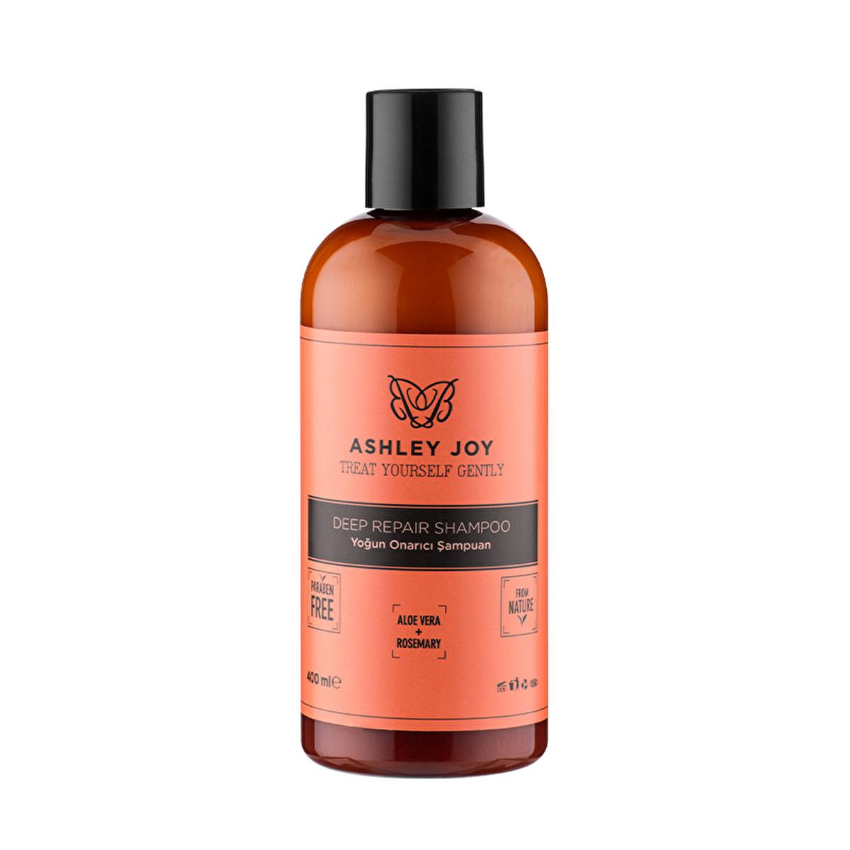 Ashley Joy Intensive Repair Shampoo: Strengthens, Moisturizes & Prevents Breakage - Rosemary & Plant-Based for Damaged, Weak Hair (13.53 fl oz) by Beauty Care Bag