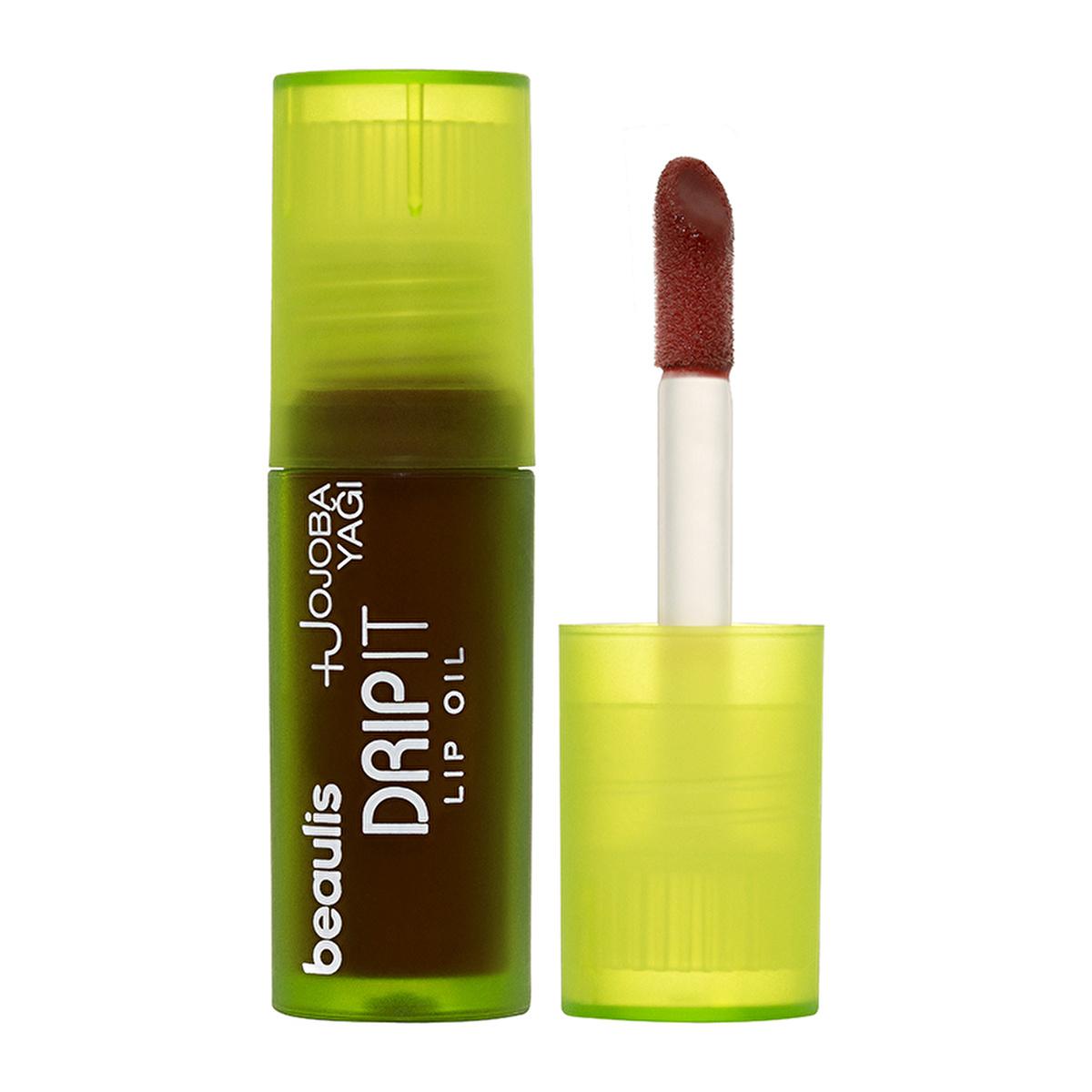 Beaulis Drip It Ruddy Touch Lip Oil: Moisturizing Jojoba Oil for Natural Nude & Coffee Tone Colors by Beauty Care Bag