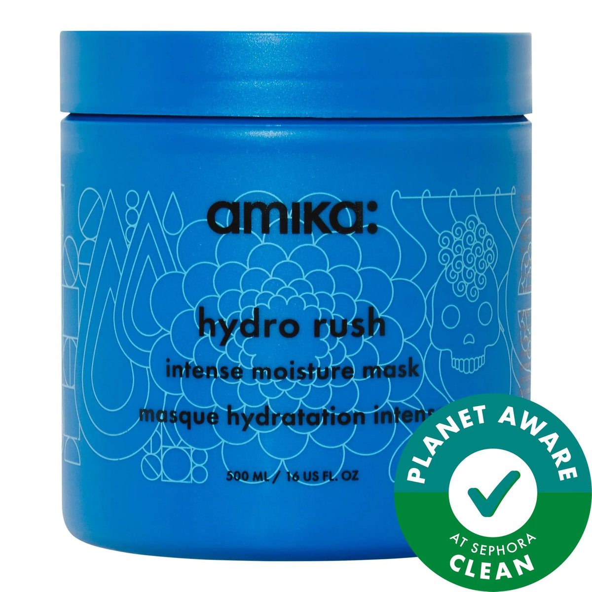 Hydro Rush: Intense Moisture Hair Mask with Hyaluronic Acid & Squalane | Deeply Hydrates, Repairs Dry & Damaged Hair by Beauty Care Bag