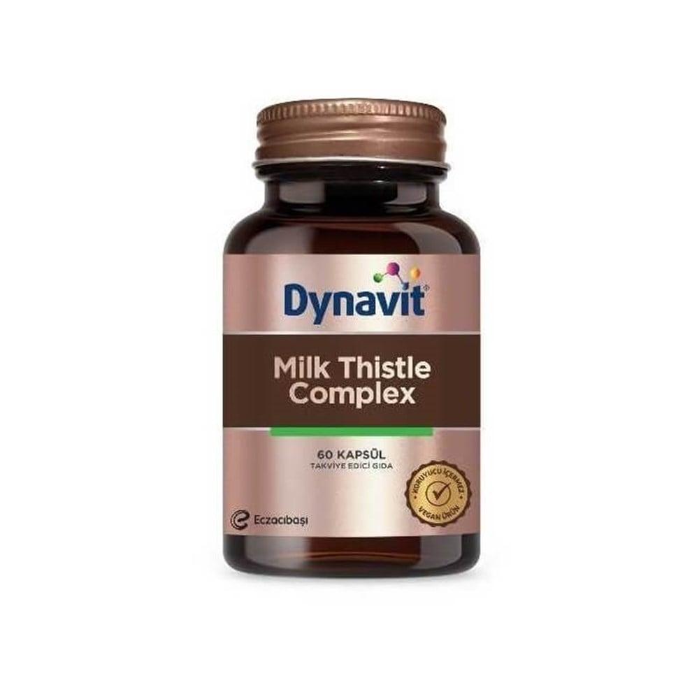 Dynavit Milk Thistle Complex Dietary Supplement for Liver Support - 60 Capsules by Beauty Care Bag