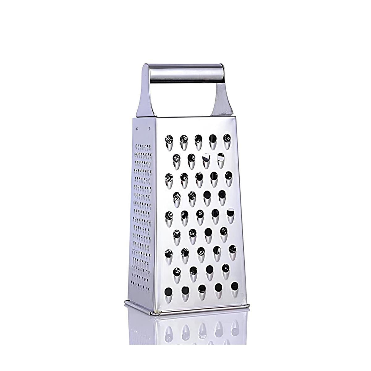 Lia - Stainless Steel Food Grater with 4 Grating Options - Durable & Versatile Kitchen Tool by Beauty Care Bag