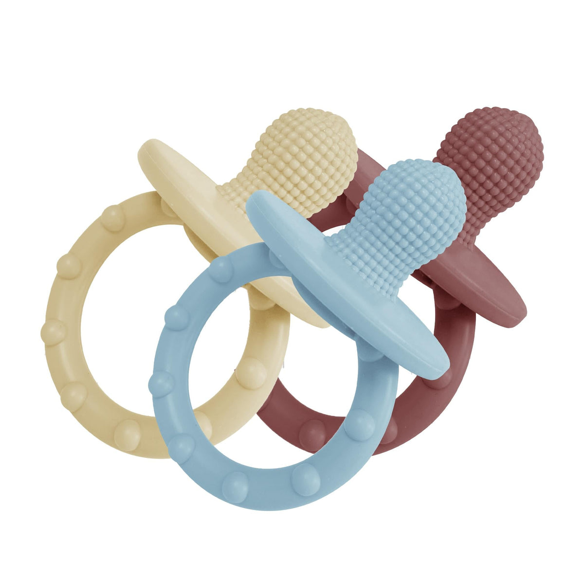 OiOi Gumy Silicone Teething Toy for Infants 3+ Months - Non-Toxic, Easy to Clean, Relieves Teething Pain by Beauty Care Bag