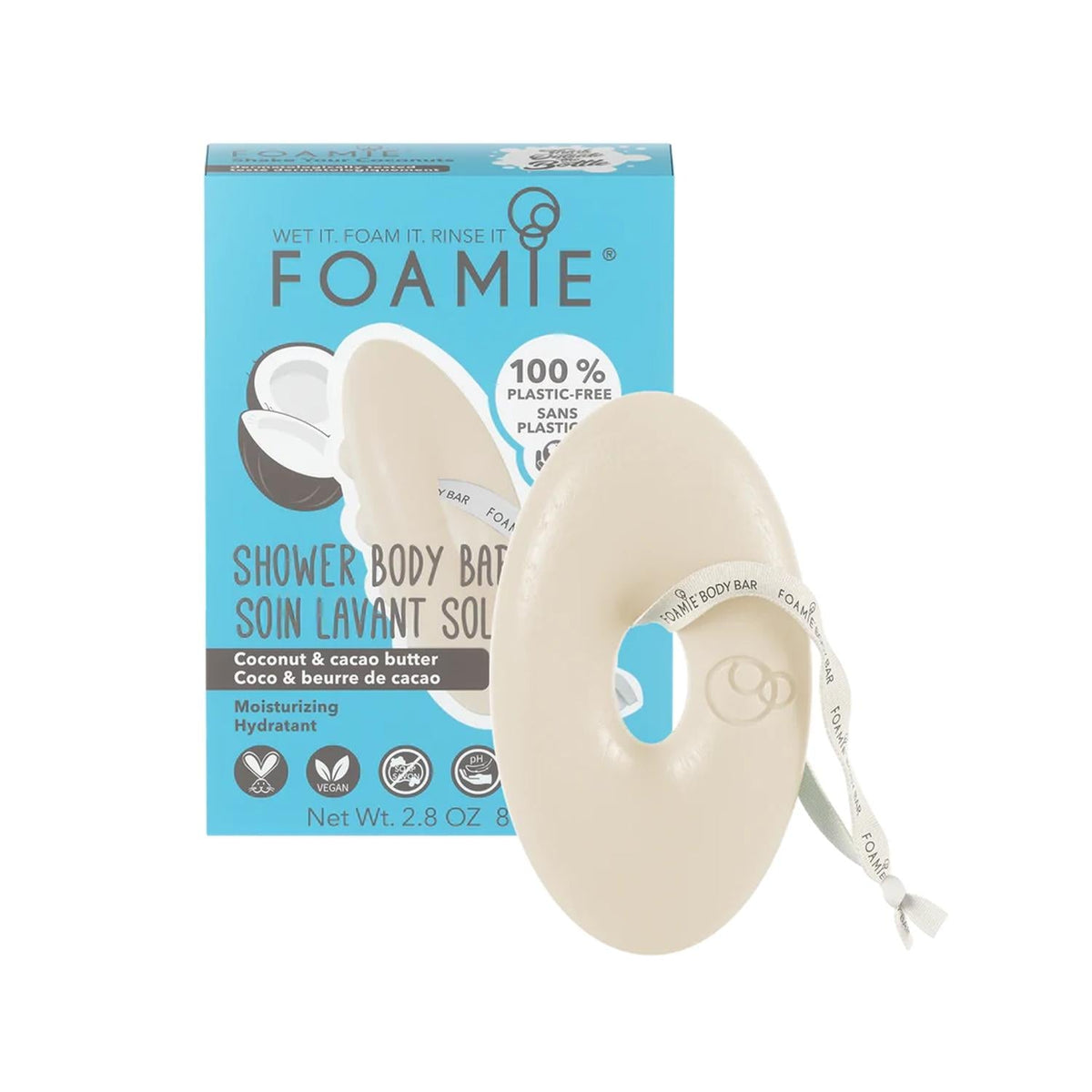Foamie Shake Your Coconuts body wash bar, 80g