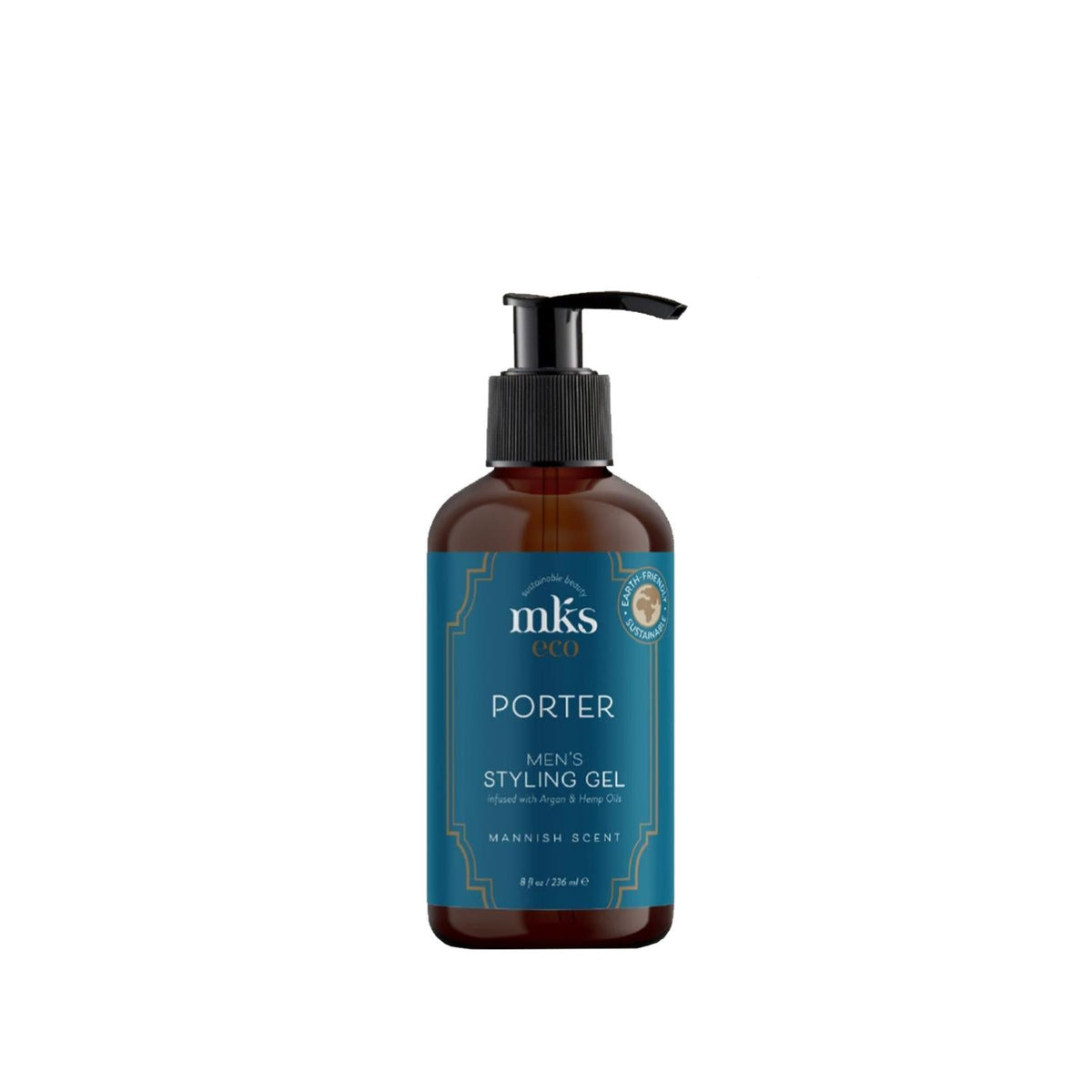 MKS Eco Porter Men's Styling Gel for Strong Hold 236 ml by Beauty Care Bag