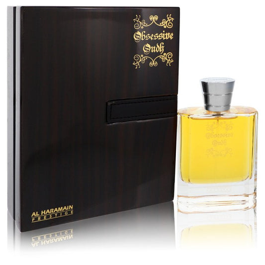 Al Haramain Obsessive Oudh by Al Haramain Eau De Parfum Spray (Unisex) 3.4 oz for Men by Avera Group