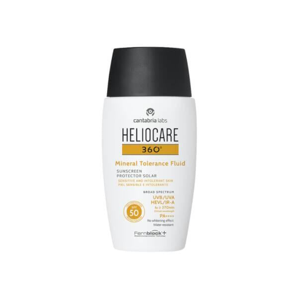 Heliocare Mineral Sunscreen Fluid SPF50+ - Sensitive Skin Protection, Water-Resistant & Non-Comedogenic by Beauty Care Bag
