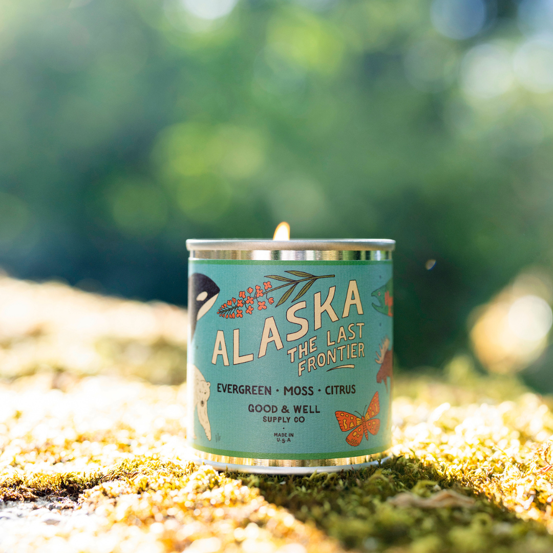 Alaska State Candle by Good & Well Supply Co.