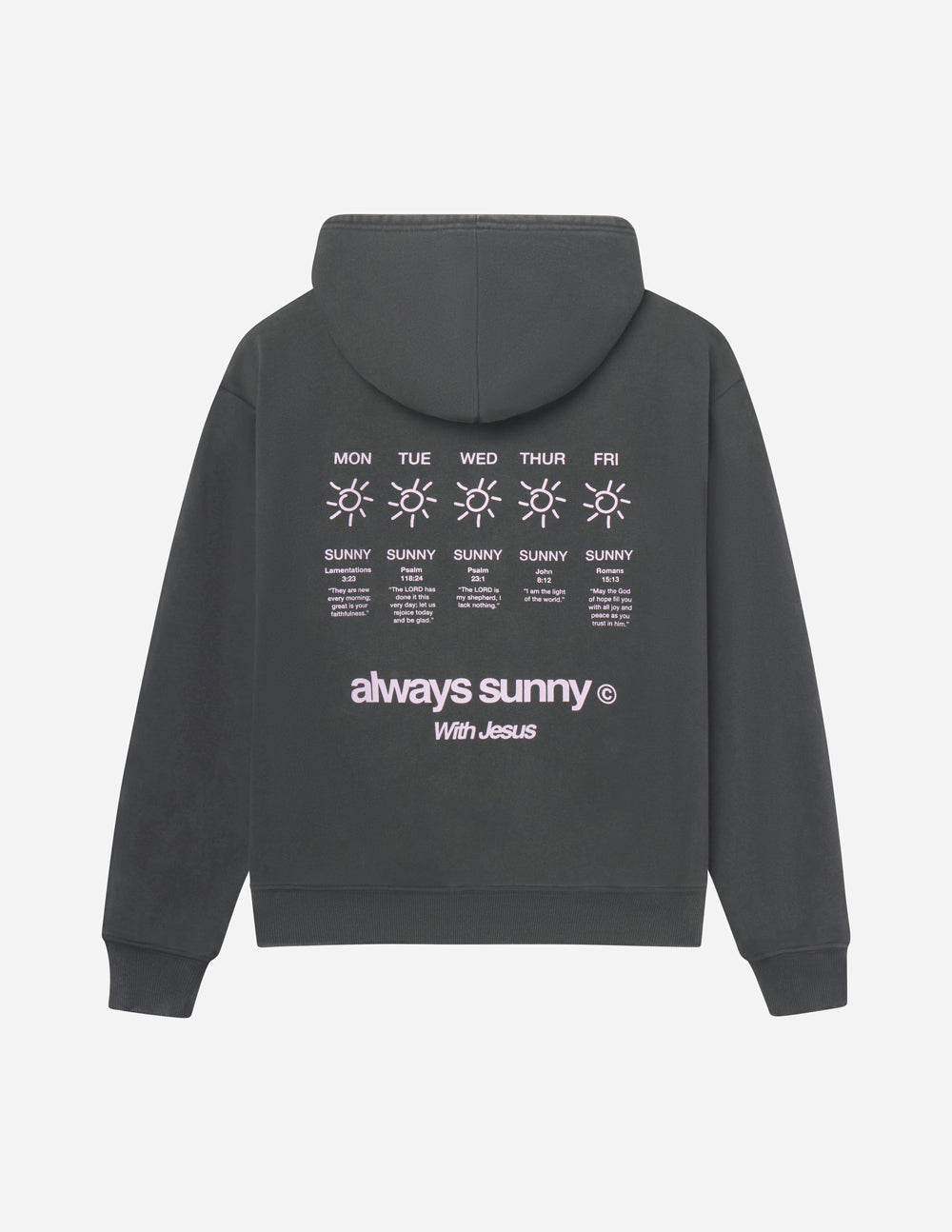 Always Sunny With Jesus Unisex Hoodie by Elevated Faith