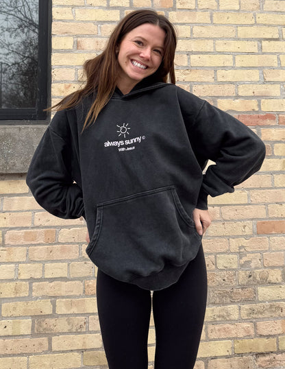 Always Sunny With Jesus Unisex Hoodie by Elevated Faith