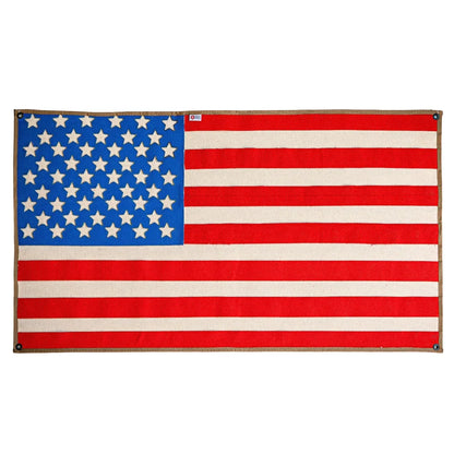 American Flag - Fire Hose by Recycled Firefighter