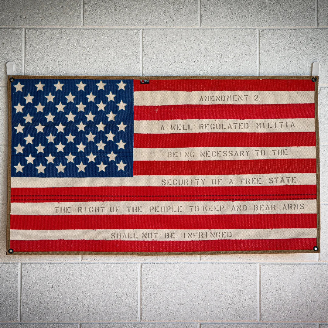 American Flag - Fire Hose - Second Amendment by Recycled Firefighter