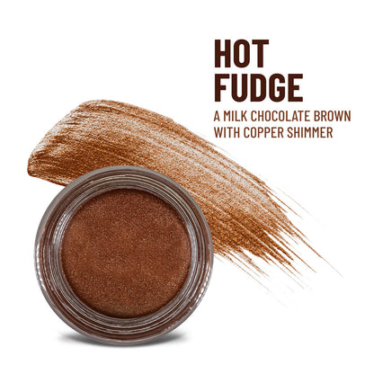 Any Wear Creme waterproof creme-to-powder color in Hot Fudge