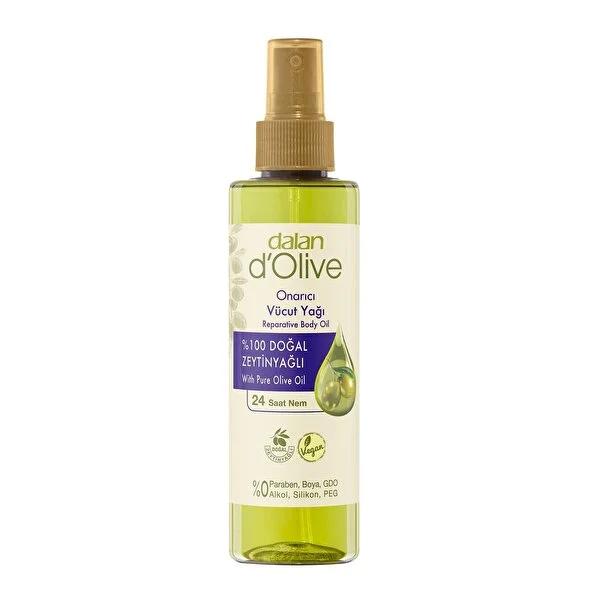 Dalan d'Olive: Natural Olive Oil Body Oil - Nourishing, Paraben & Alcohol-Free, For Dry & Sensitive Skin - Deeply Hydrating Body Moisturizer by Beauty Care Bag