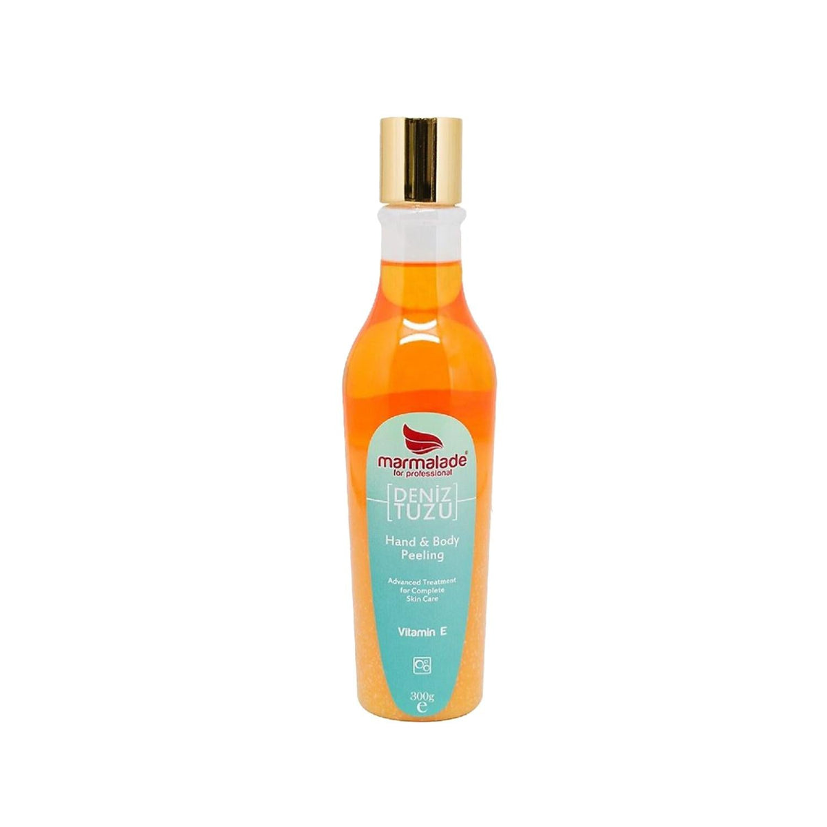 Marmalade Body and Hand Scrub with Sea Salt - Natural Exfoliating Skincare for Smoother Skin by Beauty Care Bag