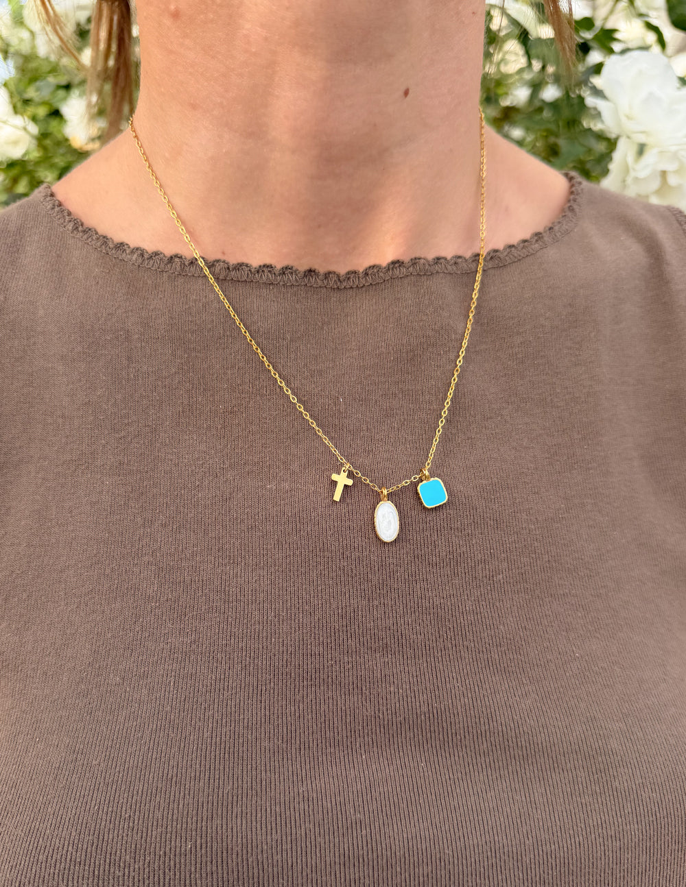 Ascend Charm Link Necklace by Elevated Faith
