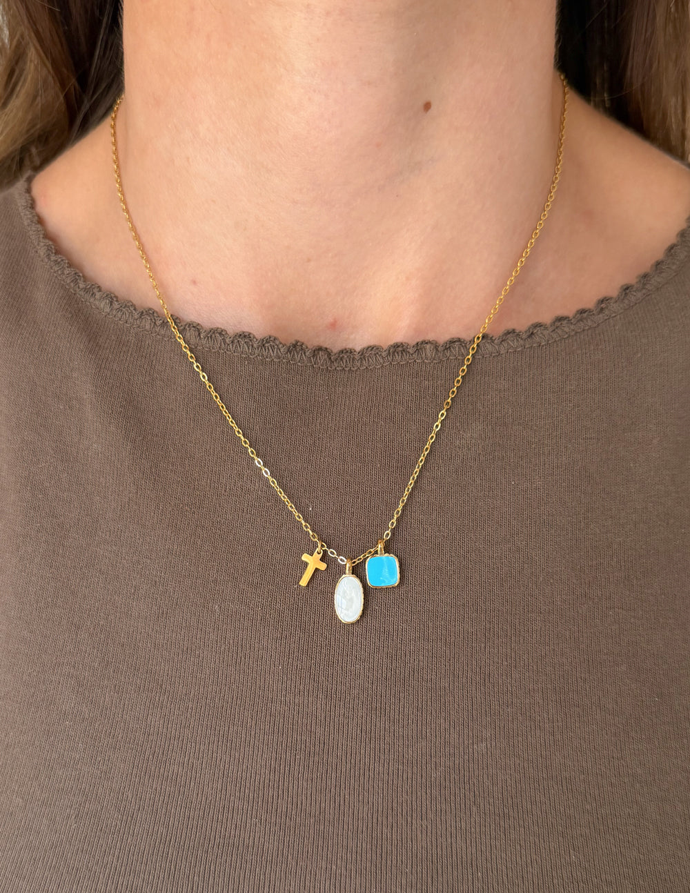 Ascend Charm Link Necklace by Elevated Faith