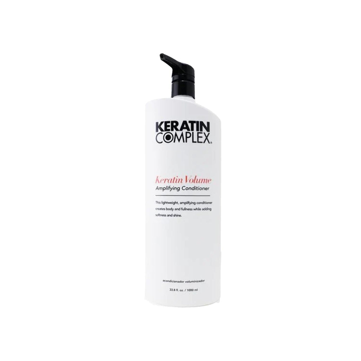 Keratin Complex 1000ml Keratin Volume Amplifying Hair Cream - Nourishes, Strengthens, and Adds Volume to Fine or Limp Hair by Beauty Care Bag